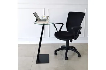 Puntoz Soffbord 70x35x70 cm Oval - Svart - Möbler - Bord