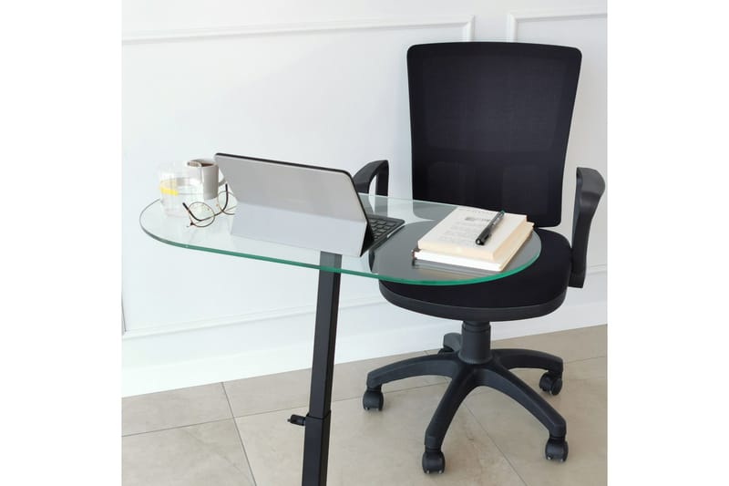 Puntoz Soffbord 70x35x70 cm Oval - Svart - Möbler - Bord