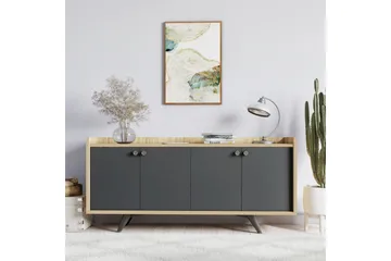 Qeleddun Avlastningsbord 150 cm - Natur/Antracit - Möbler - Bord