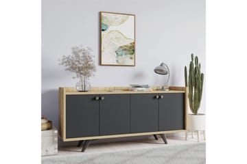 Qeleddun Avlastningsbord 150 cm - Natur/Antracit - Möbler - Bord