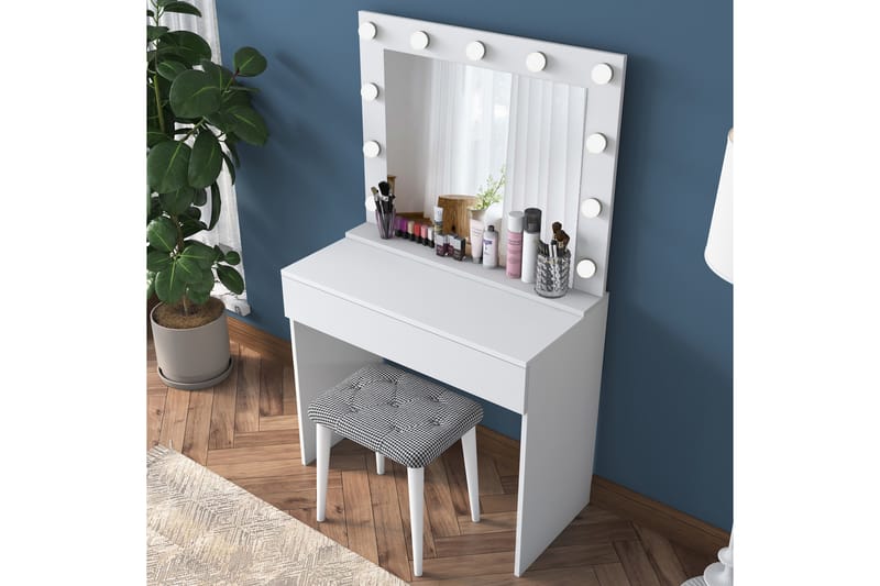 Rambiri Sminkbord 90 cm Glass - Möbler - Bord