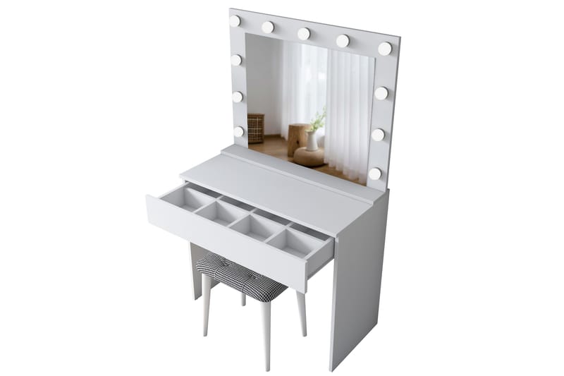 Rambiri Sminkbord 90 cm Glass - Möbler - Bord
