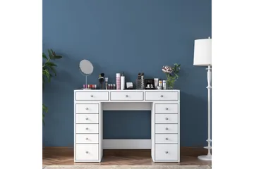 Ramender Sminkbord 120 cm - Vit - Möbler - Bord