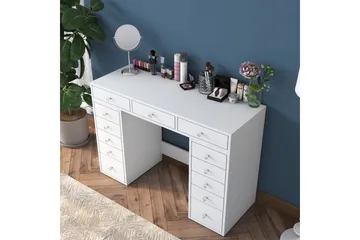 Ramender Sminkbord 120 cm - Vit - Möbler - Bord