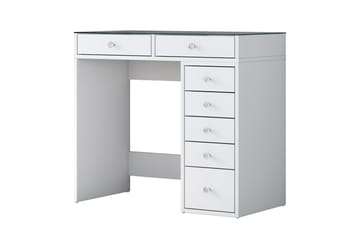 Ramender Sminkbord 90 cm - Glasskiva - Möbler - Bord