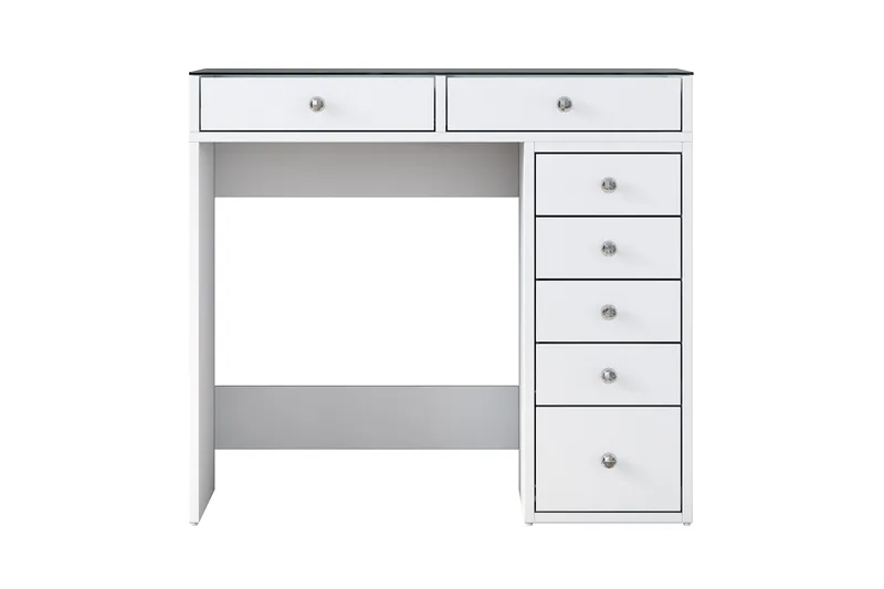 Ramender Sminkbord 90 cm - Glasskiva - Möbler - Bord