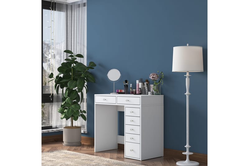 Ramender Sminkbord 90 cm - Vit - Möbler - Bord