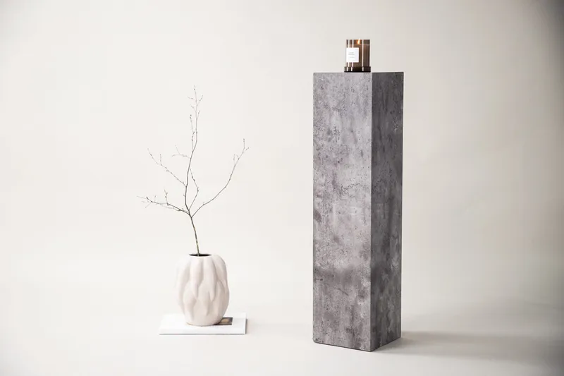 Ramsvik Sidobord 23 cm - Grå - Möbler - Vardagsrum - Soffbord & vardagsrumsbord - Sidobord & lampbord - Piedestal & pelarbord