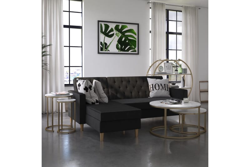 Revazi Sidobord Marmor - Vit - Möbler - Bord