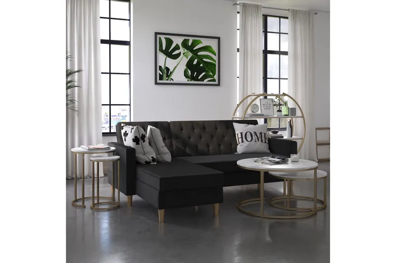 Revazi Sidobord Marmor - Vit - Möbler - Bord