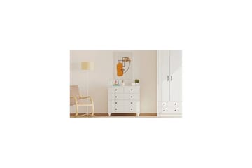 Rihana Sminkbord 90 cm - Matt Vit - Förvaring - Förvaringsmöbler - Byrå