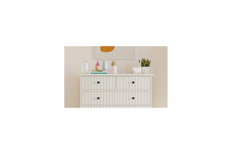 Rihana Sminkbord 90 cm - Matt Vit - Möbler - Bord