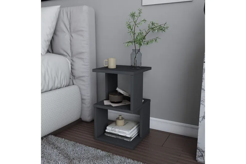 Rinorea Sängbord 29,6x49,4 cm - Antracit - Möbler - Bord