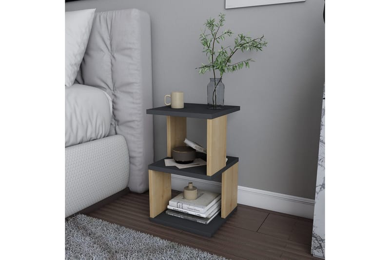 Rinorea Sängbord 29,6x49,4 cm - Antracit - Möbler - Bord