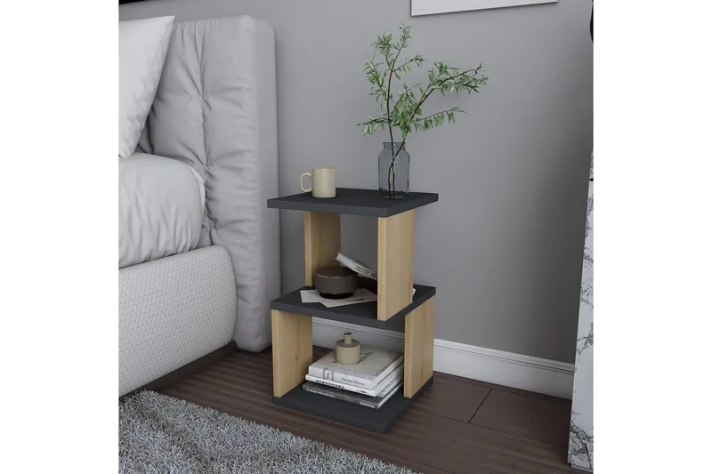 Rinorea Sängbord 29,6x49,4 cm - Antracit - Möbler - Bord
