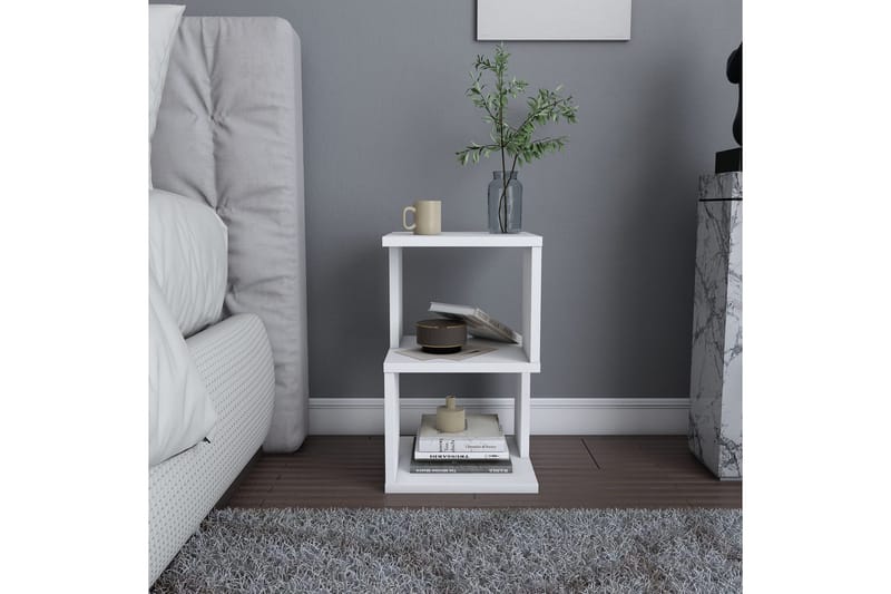 Rinorea Sängbord 29,6x49,4 cm - Vit - Möbler - Bord