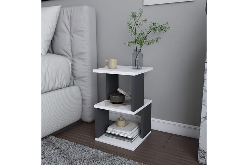 Rinorea Sängbord 29,6x49,4 cm - Vit - Möbler - Bord