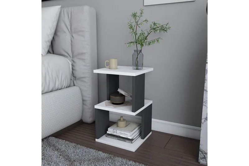 Rinorea Sängbord 29,6x49,4 cm - Vit - Möbler - Bord