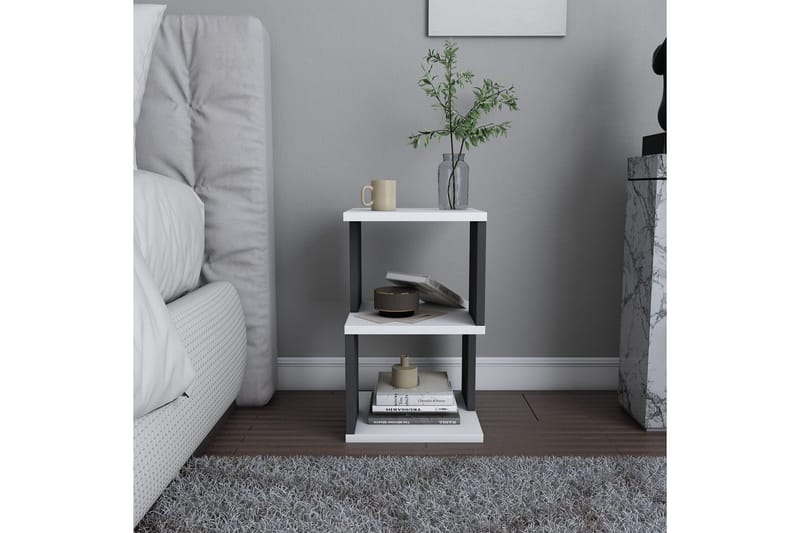 Rinorea Sängbord 29,6x49,4 cm - Vit - Möbler - Bord