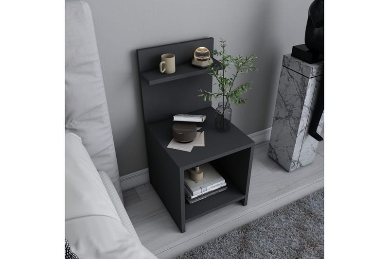 Rinorea Sängbord 35,6x72 cm - Antracit - Möbler - Bord