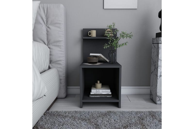 Rinorea Sängbord 35,6x72 cm - Antracit - Möbler - Bord