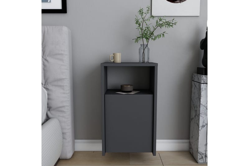 Rinorea Sängbord 36x61,4 cm - Antracit - Möbler - Bord