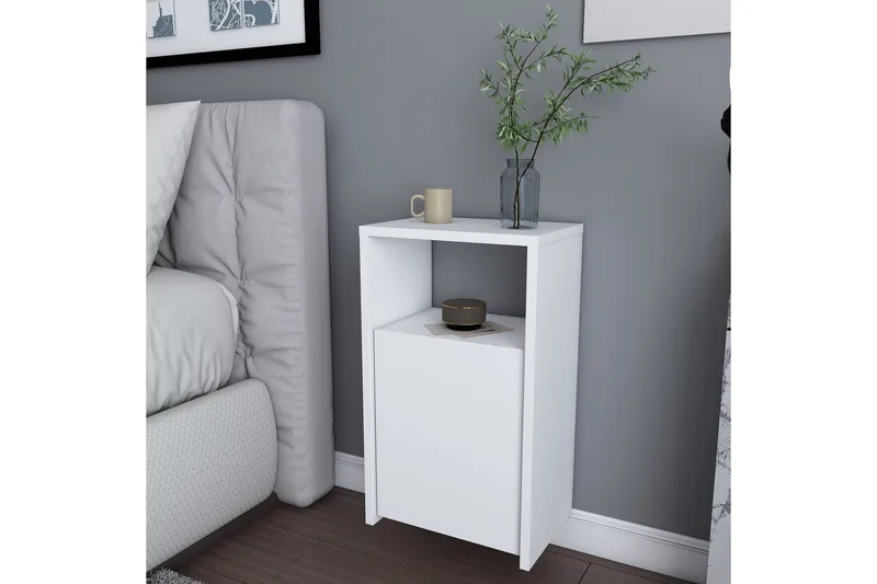 Rinorea Sängbord 36x61,4 cm - Vit - Möbler - Bord