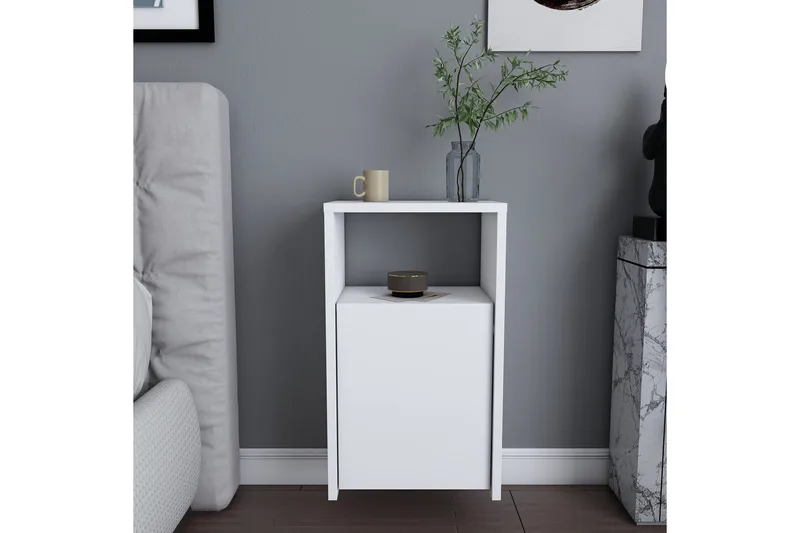 Rinorea Sängbord 36x61,4 cm - Vit - Möbler - Bord