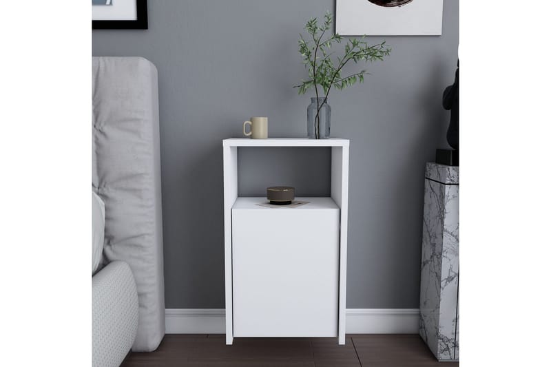 Rinorea Sängbord 36x61,4 cm - Vit - Möbler - Bord