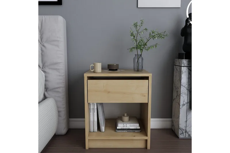 Rinorea Sängbord 44,6x52,8 cm - Brun - Möbler - Bord