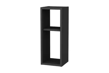 Rinorea Vägghängt Sängbord & Nattduksbord 23,2x59,6 cm i Trä med Valnötsutseende, Förvaring med Hyllor - Antracit - Möbler - Bord