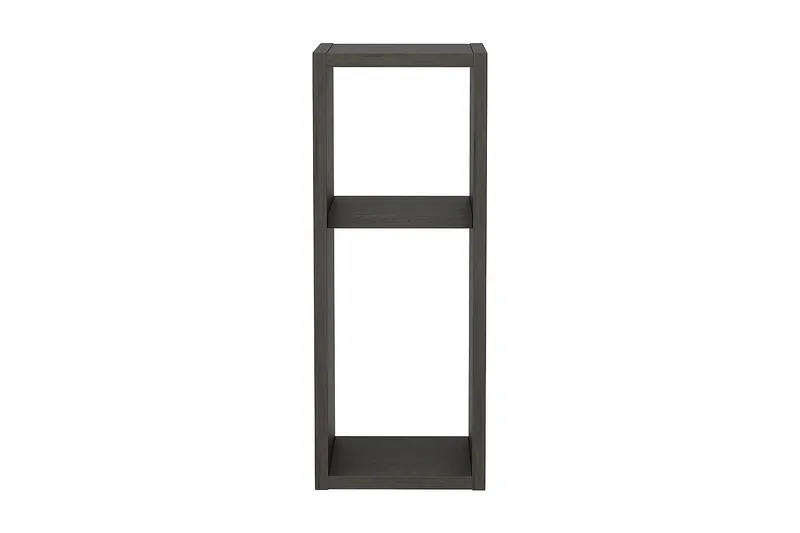 Rinorea Vägghängt Sängbord & Nattduksbord 23,2x59,6 cm i Trä med Valnötsutseende, Förvaring med Hyllor - Antracit - Möbler - Bord