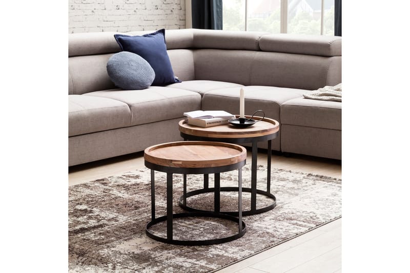 Risien Satsbord 2-pack - Trä/natur - Möbler - Bord