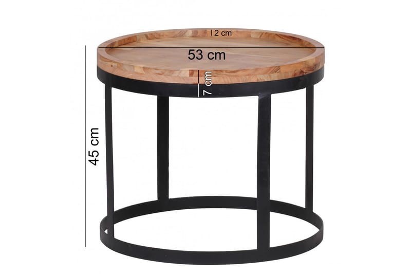 Risien Satsbord 2-pack - Trä/natur - Möbler - Bord