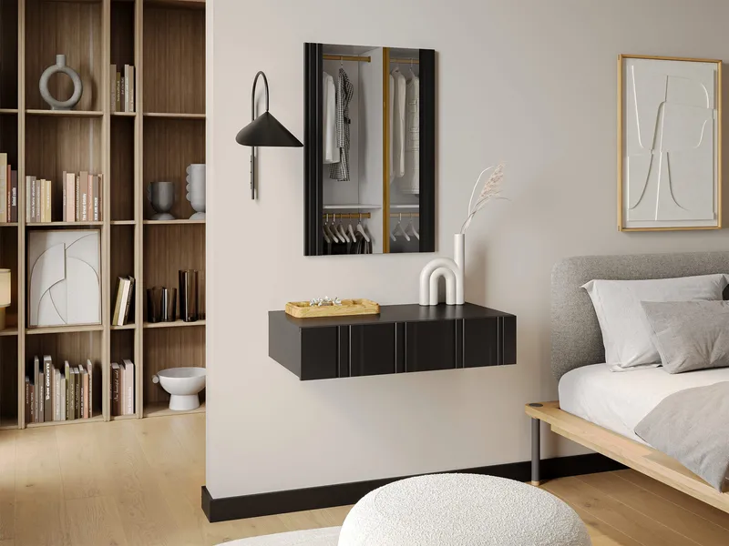 Rynlin Sminkbord med Spegel - Möbler - Bord