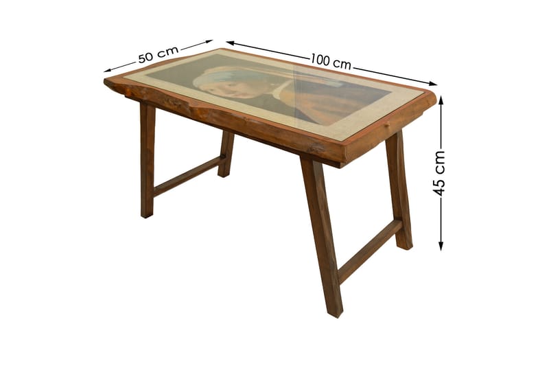 SAGMOEN Matbord 100 cm Valnöt/Mörkbrun - Bord - Matbord & köksbord
