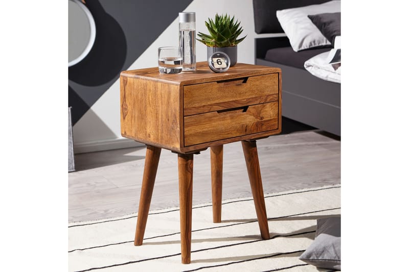 SAIDOU Sängbord 47 cm Brun - Möbler - Bord