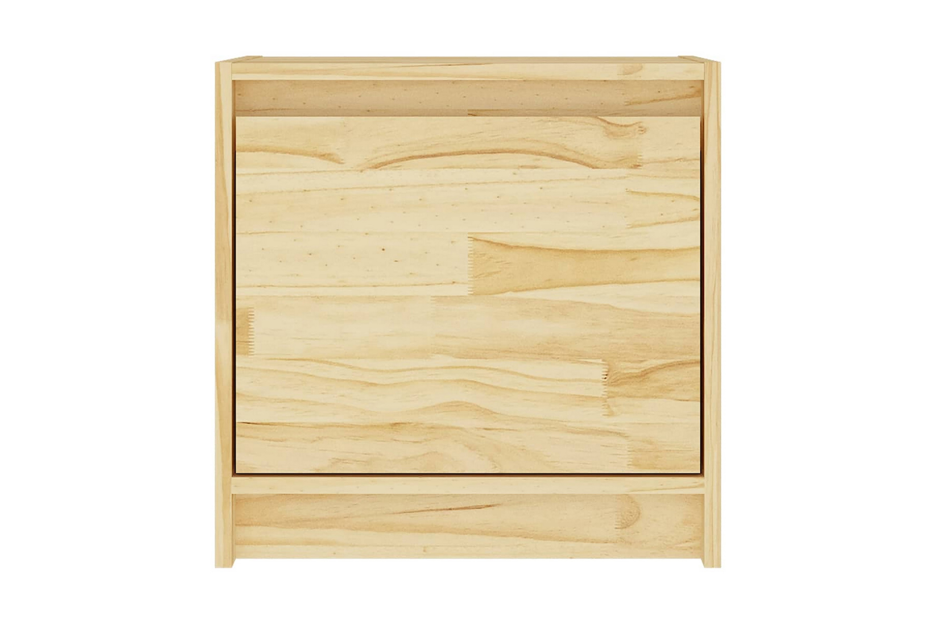 Sängbord 2 st 40×30,5×40 cm massiv furu – Brun
