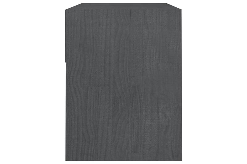 Sängbord 2 st 40x31x40 cm massiv furu grå - Grå - Möbler - Bord