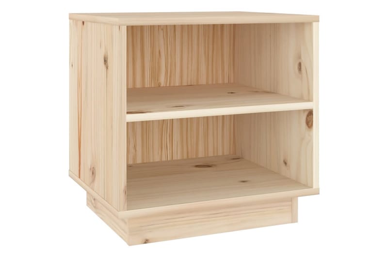 Sängbord 2 st 40x34x40 cm massiv furu - Brun - Möbler - Bord