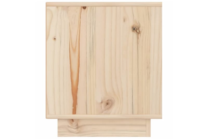 Sängbord 2 st 40x34x40 cm massiv furu - Brun - Möbler - Bord