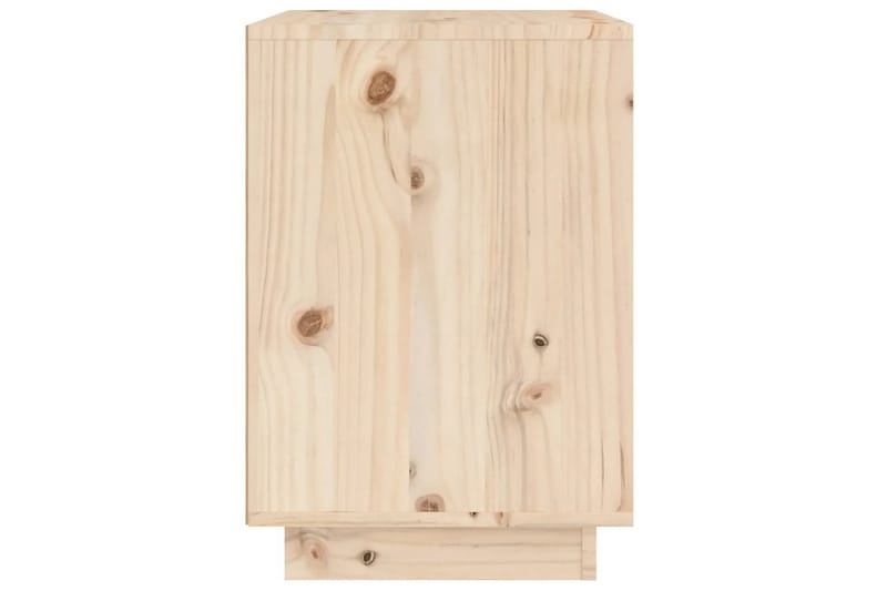 Sängbord 2 st 40x35x50 cm massiv furu - Brun - Möbler - Bord