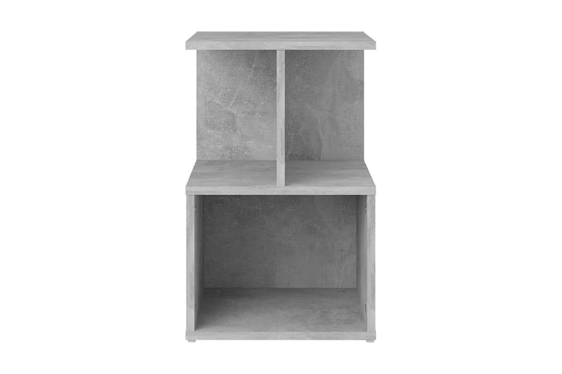 Sängbord 2 st Betonggrå 35x35x55 cm spånskiva - Grå - Möbler - Bord