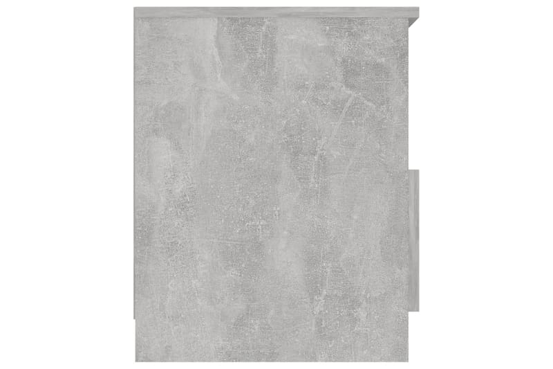 Sängbord 2 st betonggrå 40x40x50cm spånskiva - Grå - Möbler - Bord