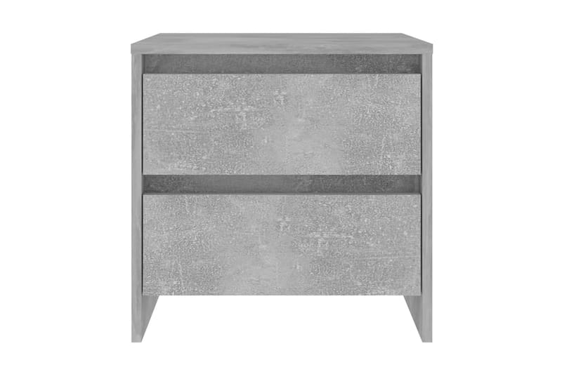 Sängbord 2 st betonggrå 45x34,5x44,5 cm spånskiva - Grå - Möbler - Bord