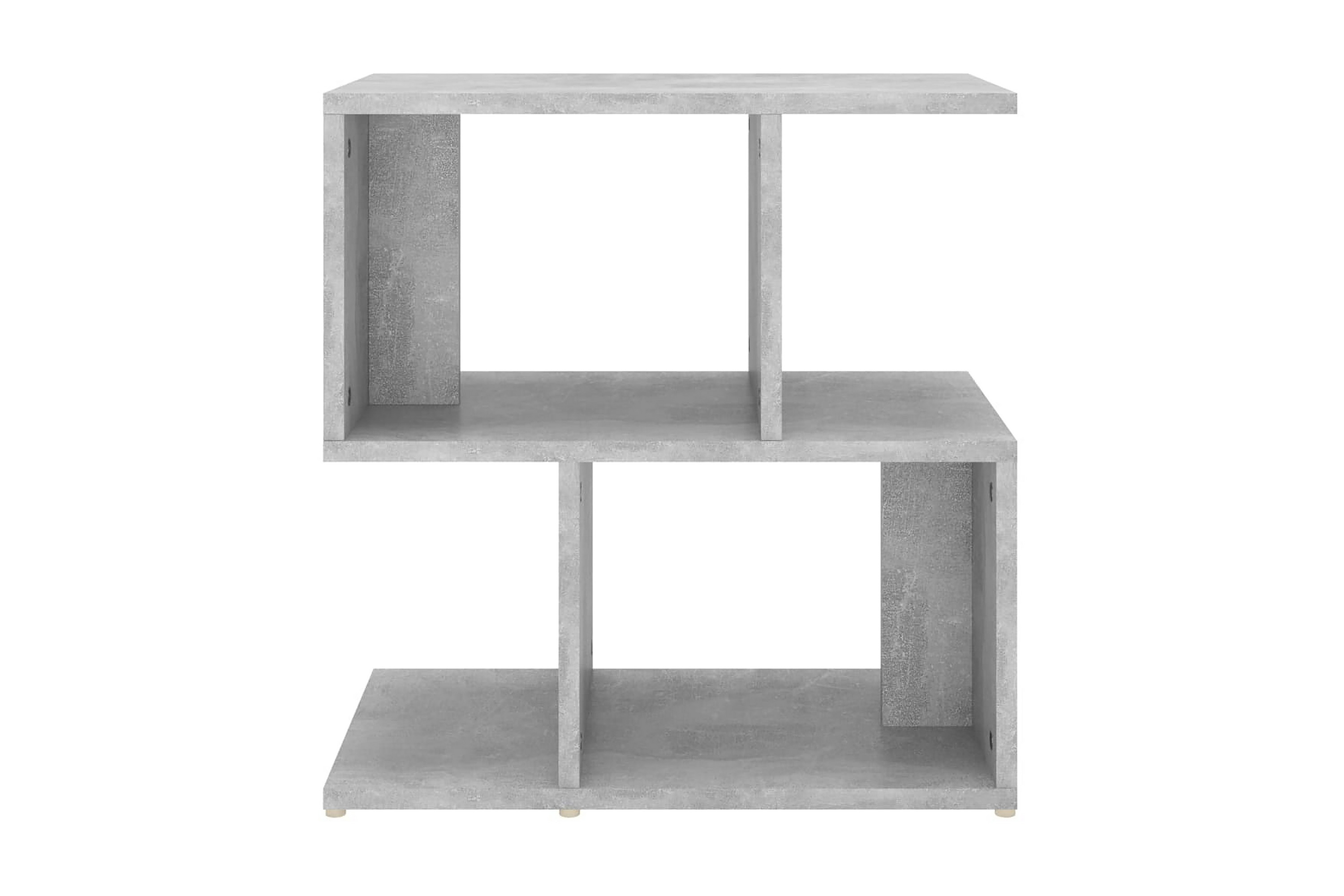 Sängbord 2 st Betonggrå 50x30x51,5 cm spånskiva – Grå