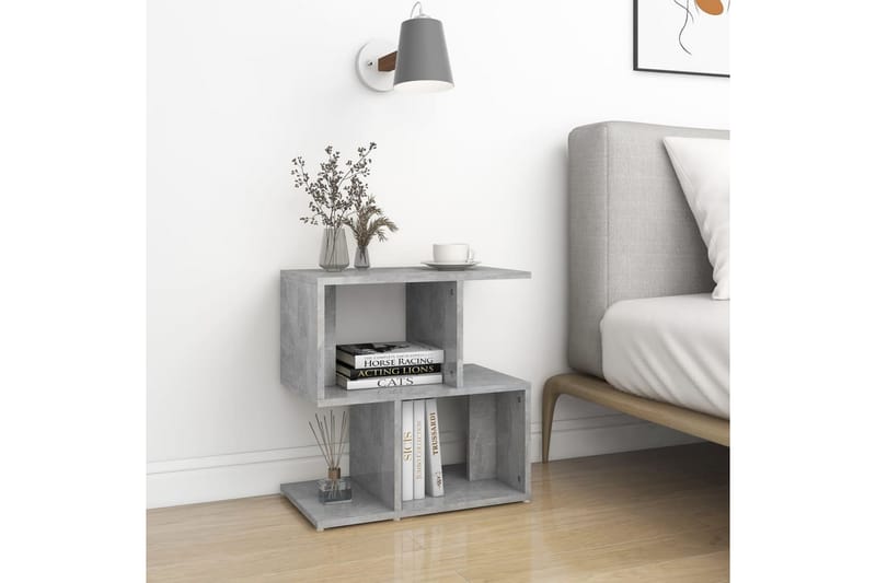 Sängbord 2 st Betonggrå 50x30x51,5 cm spånskiva - Grå - Möbler - Bord