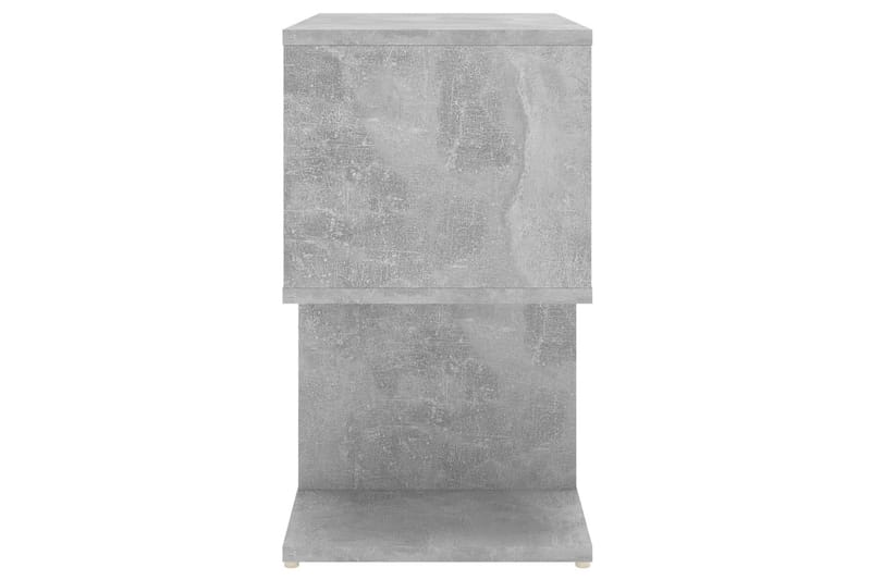Sängbord 2 st Betonggrå 50x30x51,5 cm spånskiva - Grå - Möbler - Bord