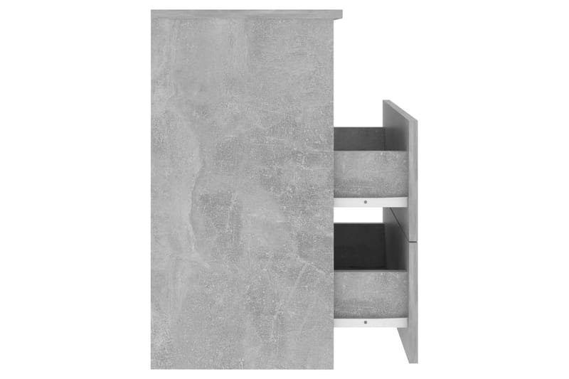 Sängbord 2 st betonggrå 50x32x60 cm - Grå - Möbler - Bord