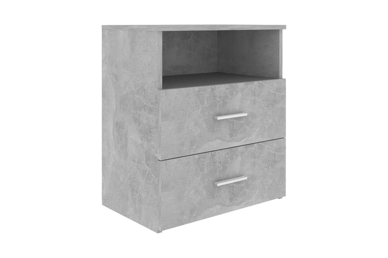 Sängbord 2 st betonggrå 50x32x60 cm - Grå - Möbler - Bord